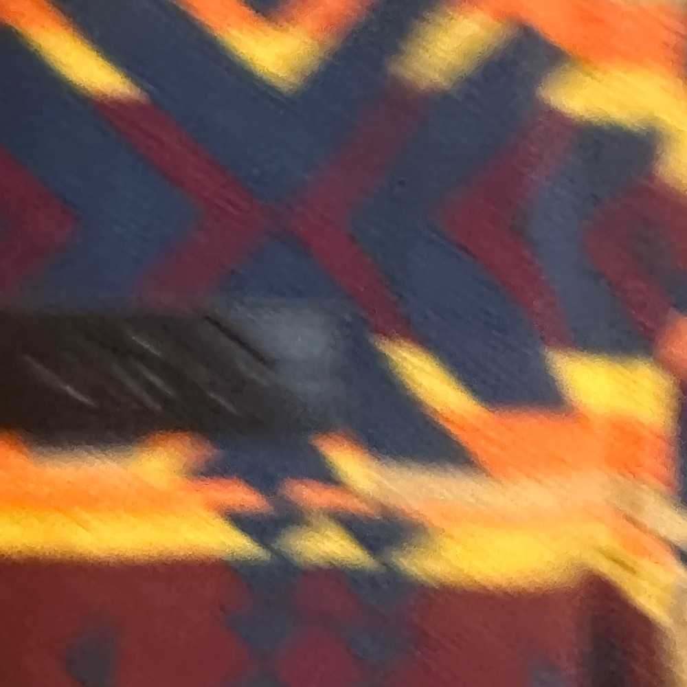 Patterned Fleece Pullover - Multicolor - Picture 3 of 5